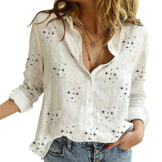 SANDRA™ - Classic Printed Blouse