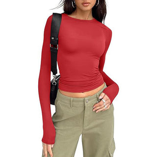 Jill - Casual Long-Sleeve Round Neck Top