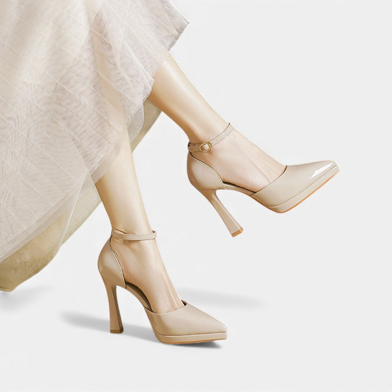 Evette™ | Leather Look Heels