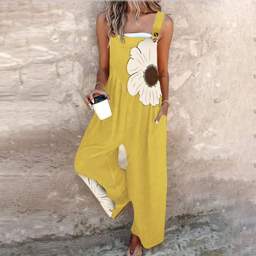 VALERIA | Comfortable Printed Jumpsuit