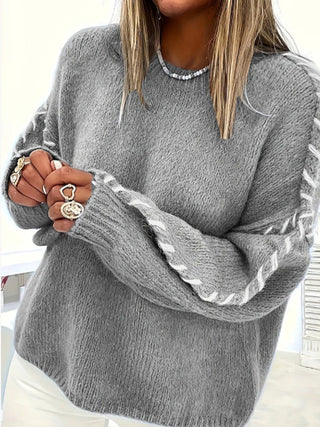 SERAH™ - Casual Round Neck Long-Sleeve Sweater