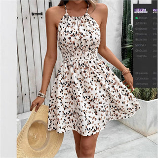 TALA™ - Casual Sleeveless Halter Neck Summer Dress