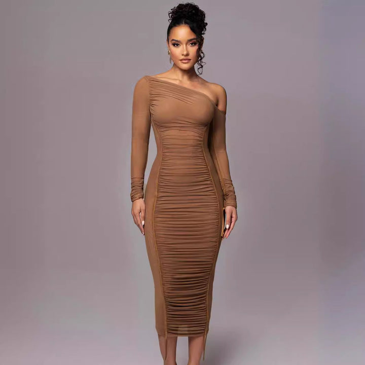 BENTE™ - Classy Bodycon Long-Sleeve Midi Dress