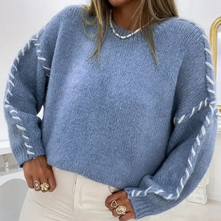 SERAH™ - Casual Round Neck Long-Sleeve Sweater