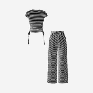 CHESA™ - Casual Striped Co-ord Lounge Set