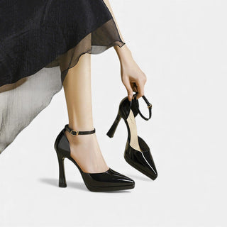 Evette™ | Leather Look Heels