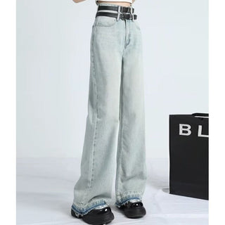 MAVINA™ - Summer Loose Fit Hem Jeans
