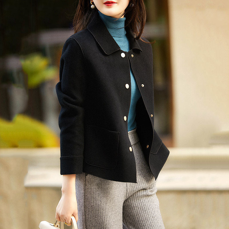 ADELAIDE™ - Cozy Button Front Long-Sleeve Collared Coat