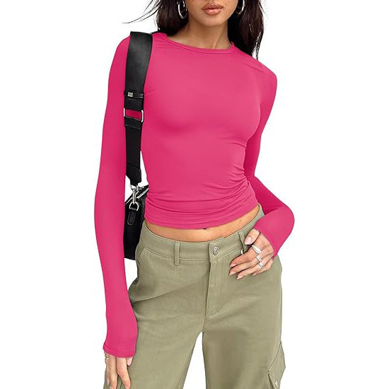 Jill - Casual Long-Sleeve Round Neck Top