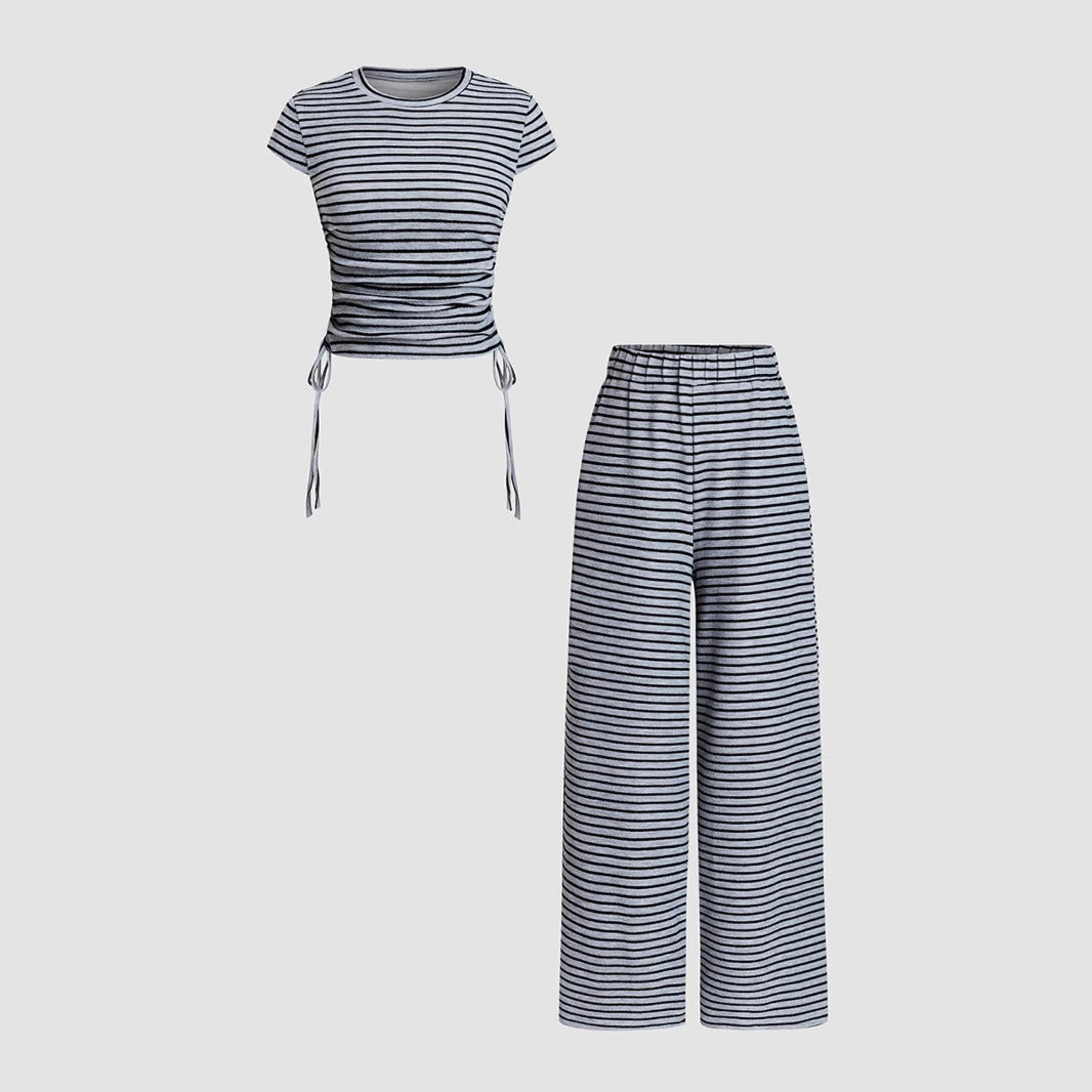 CHESA™ - Casual Striped Co-ord Lounge Set