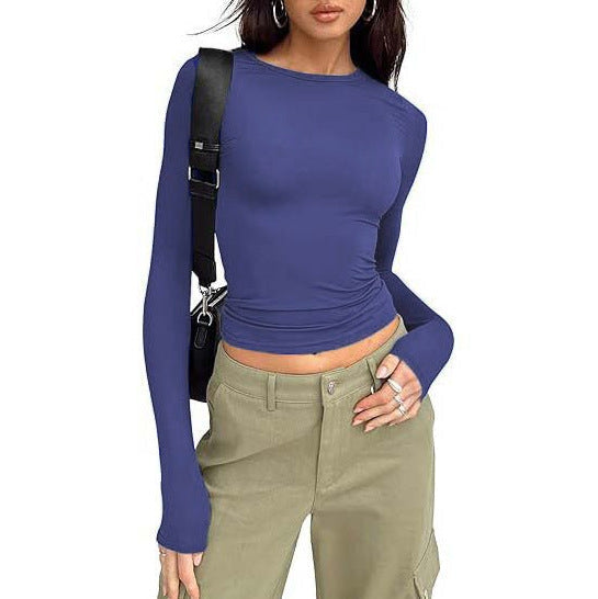 Jill - Casual Long-Sleeve Round Neck Top