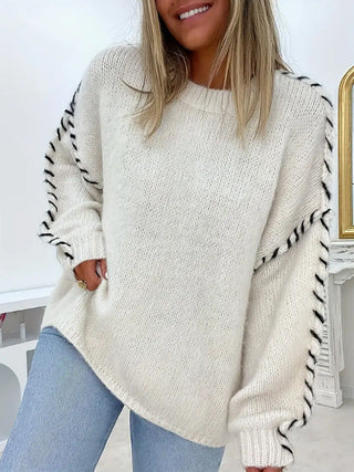 SERAH™ - Casual Round Neck Long-Sleeve Sweater