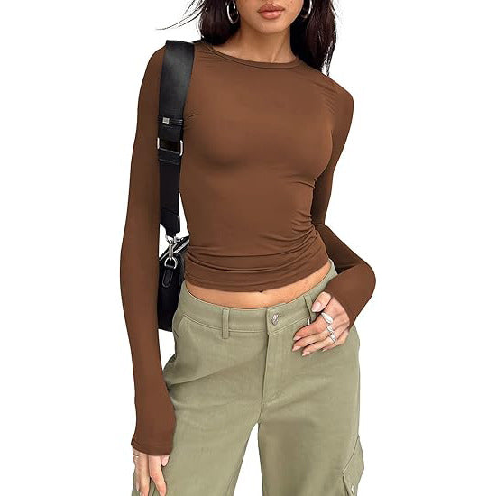 Jill - Casual Long-Sleeve Round Neck Top