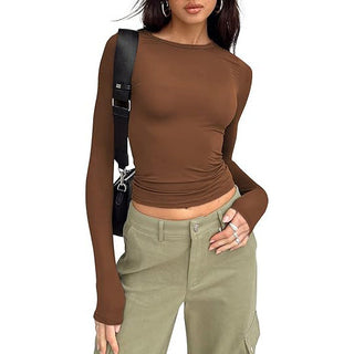 Jill - Casual Long-Sleeve Round Neck Top