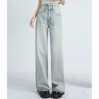 MAVINA™ - Summer Loose Fit Hem Jeans