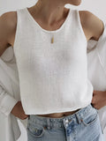 KAREEM™ - Casual Round Neck Vest Pullover Top
