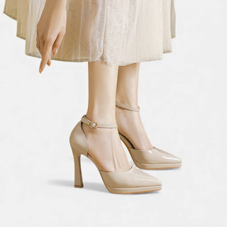 Evette™ | Leather Look Heels