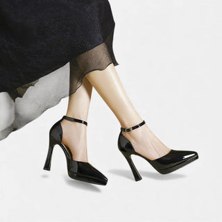 Evette™ | Leather Look Heels
