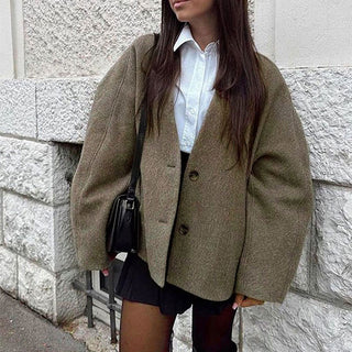 GILDA™ - Classy Long-Sleeve Button Down Jacket