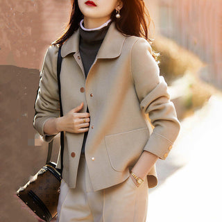 ADELAIDE™ - Cozy Button Front Long-Sleeve Collared Coat
