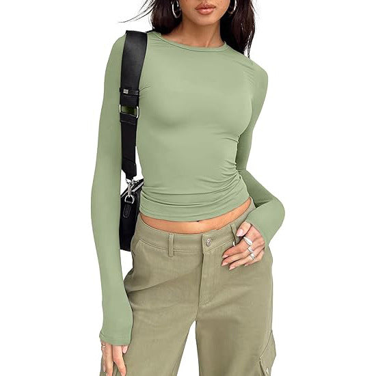 Jill - Casual Long-Sleeve Round Neck Top