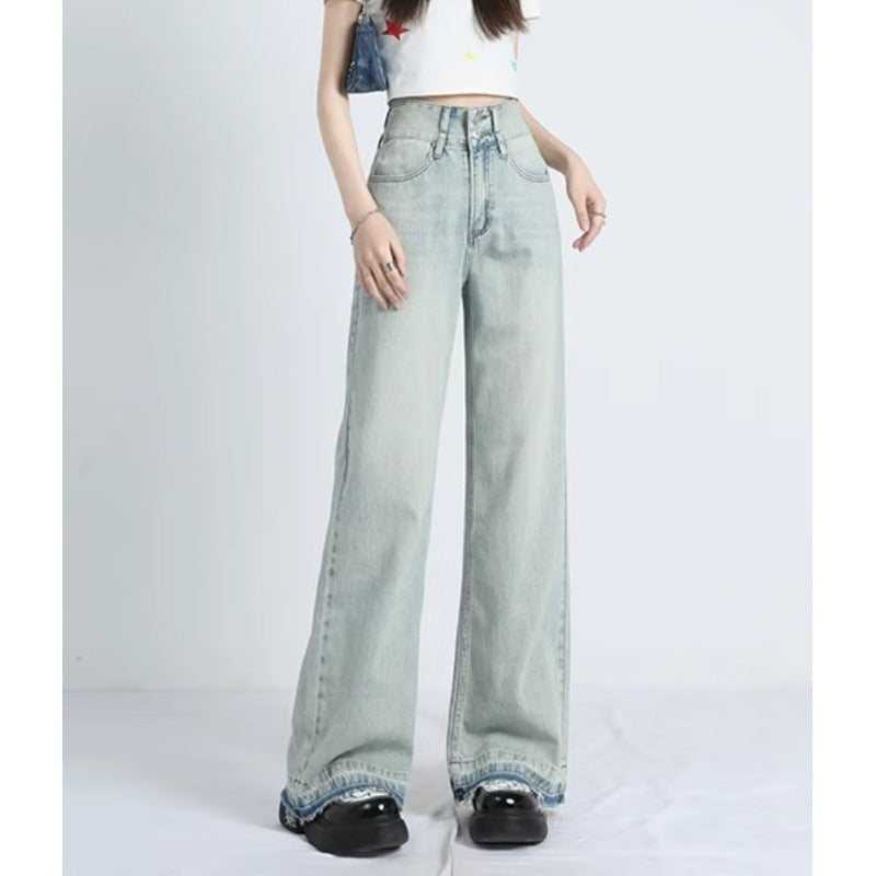 MAVINA™ - Summer Loose Fit Hem Jeans