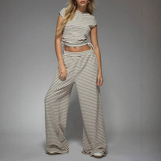 CHESA™ - Casual Striped Co-ord Lounge Set