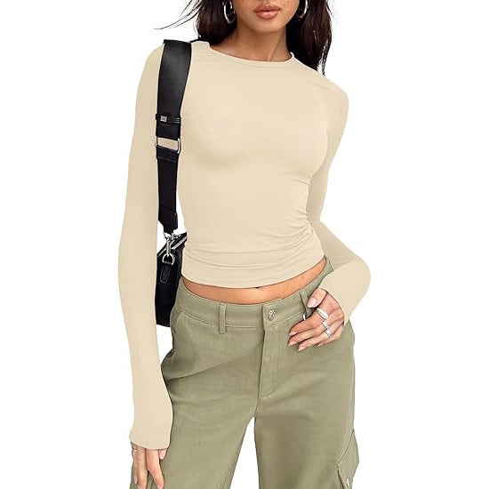 Jill - Casual Long-Sleeve Round Neck Top