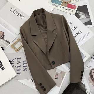 CORALIE™ - Sophisticated Cropped Blazer