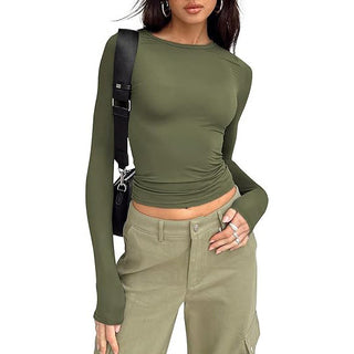 Jill - Casual Long-Sleeve Round Neck Top