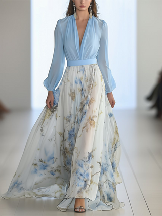 FIONA™ | Beautiful Maxi Dress with Floral Print