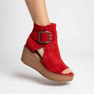 Orélisse™ | Open-toe Wedge Ankle Boots