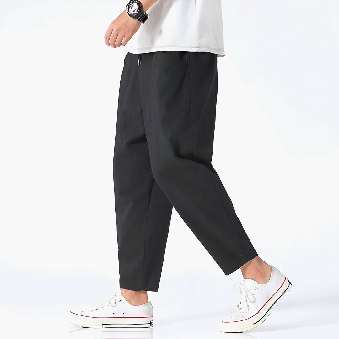 Finn | Cropped Cotton Pants