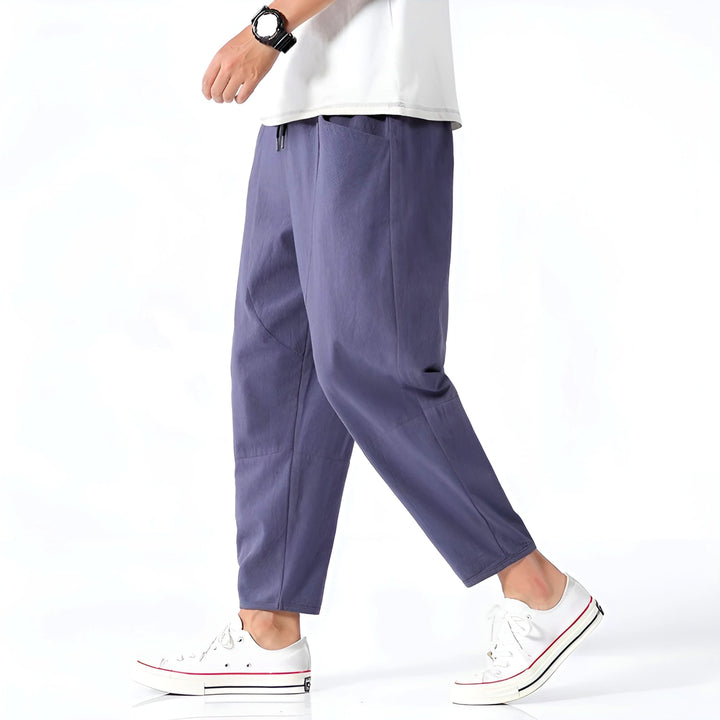 Finn | Cropped Cotton Pants