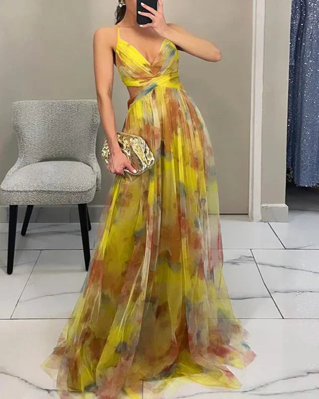 MADELINE™ | Floral Maxi Dress for Effortless Elegance