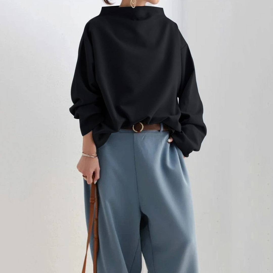 Avrielle | Elegant High-neck Sweater