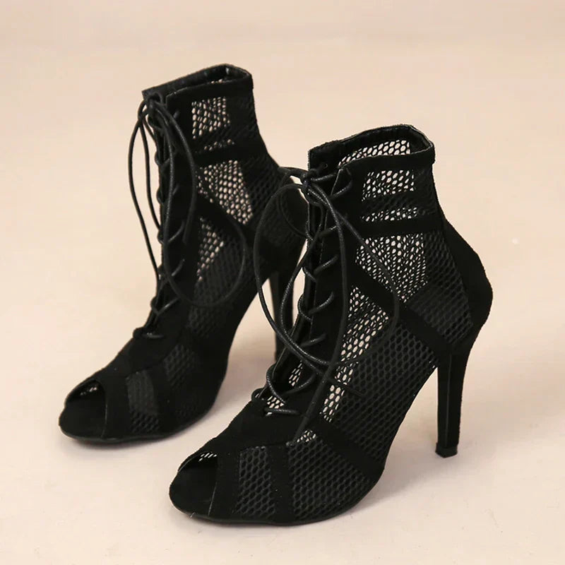 GAYLE™ - Elegant Mesh High Heels