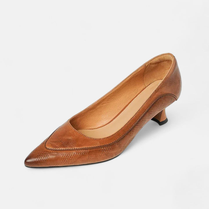 Amara™ | Leather Look Heels