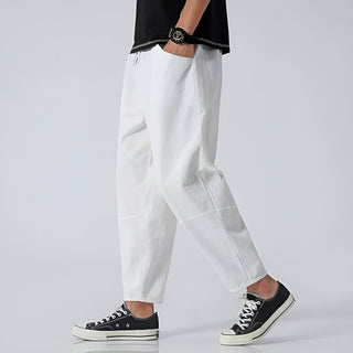 Finn | Cropped Cotton Pants