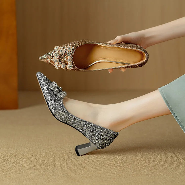 GLORIA™ | Glitter Pumps