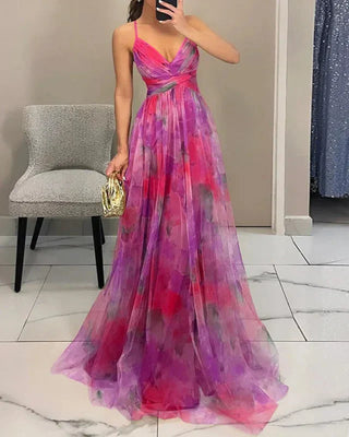 MADELINE™ | Floral Maxi Dress for Effortless Elegance