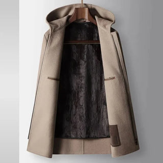 Sophie | 100% Wool Hooded Coat