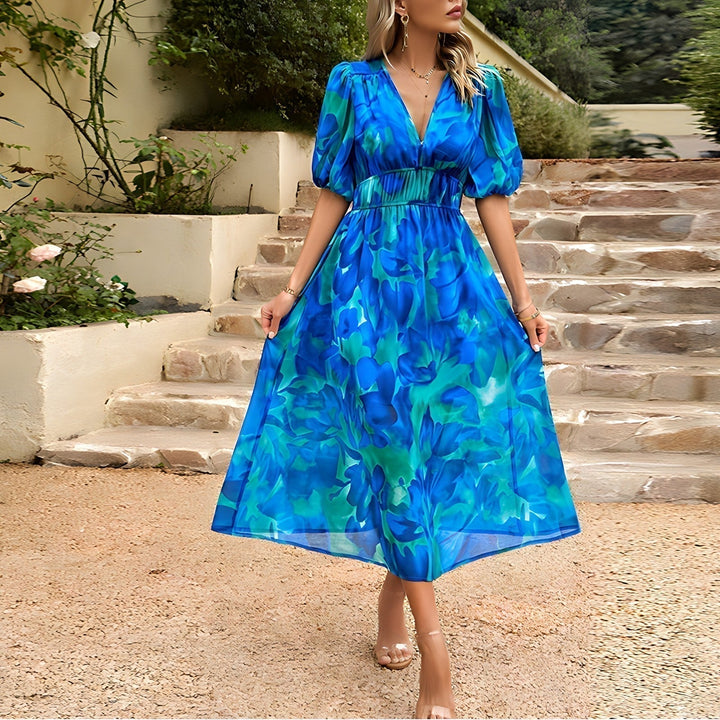 ANNELIE™ | Daydream Floral Midi Dress