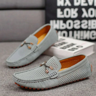 Gianni | Perforated Leather Loafers