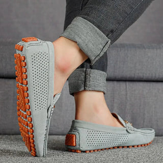 Gianni | Perforated Leather Loafers