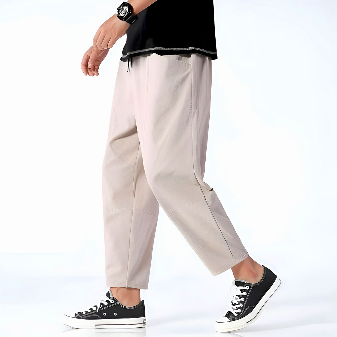 Finn | Cropped Cotton Pants
