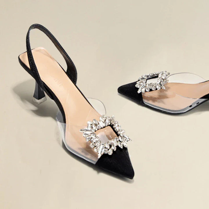 ROCHELLE™ - Sophisticated Sparkle Pointed Heels