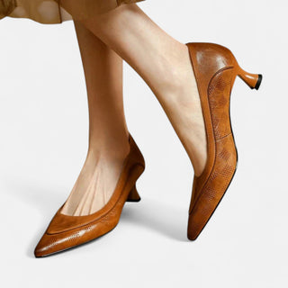 Amara™ | Leather Look Heels
