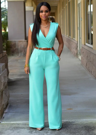 ADRIANA | Stylish jumpsuit with a V-neck