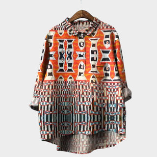 TALLIE™ - Relaxed Printed Blouse
